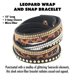 Leopard Wrap Bracelet / Choker